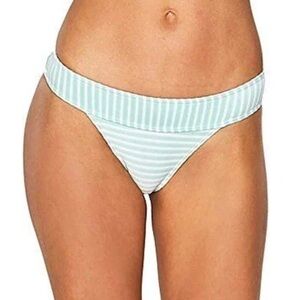 L*SPACE Women's VERONICA BOTTOM CLA Ribbed Bikini Bottom Size S